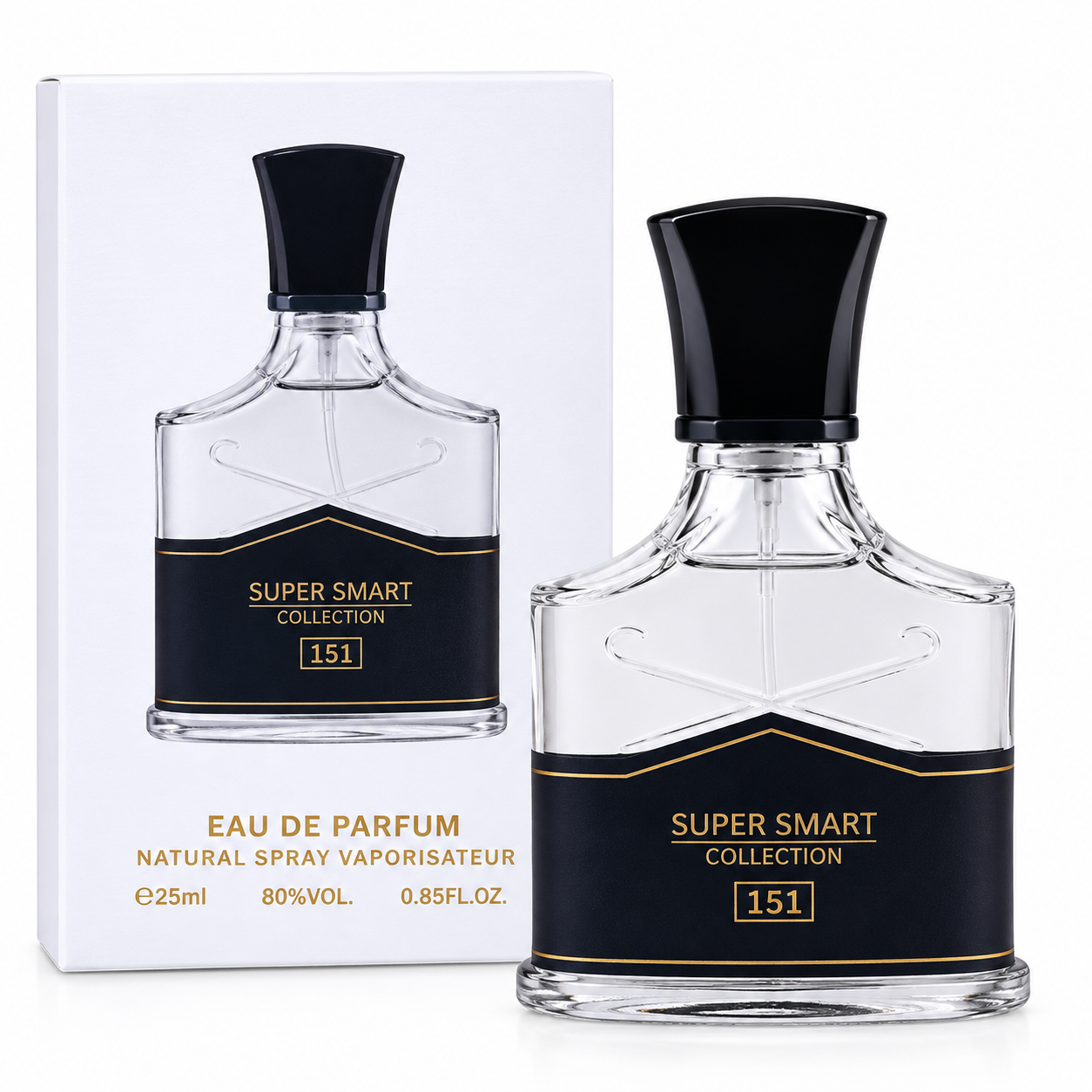 مینی ادکلن کرید رویال عود از شرکت سوپر اسمارت کد151 حجم 25ml