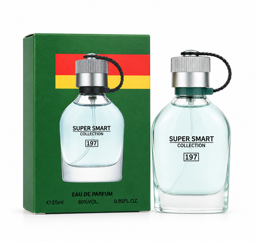 مینی ادکلن هوگوباس سبز از شرکت سوپر اسمارت کد197 حجم 25ml
